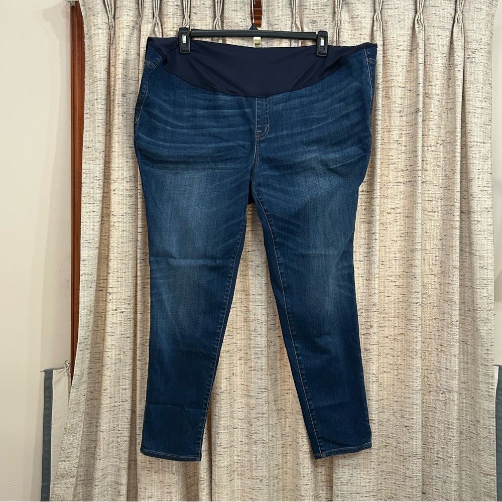 Madewell Maternity Over-the-Belly Skinny Jeans: TENCEL™ Denim Edition